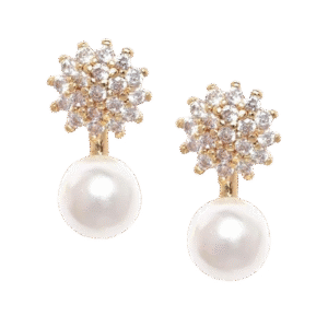 Zaveri Pearls Stud Earring