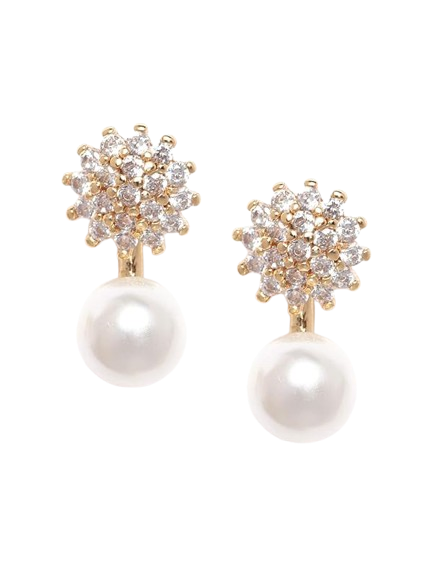 Zaveri Pearls Stud Earring