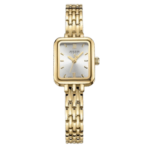 Julius Women's Gold-Tone Square Dial Bracelet Watch