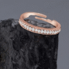 ring-2 ZAVERI PEARLS Rose Gold Ring