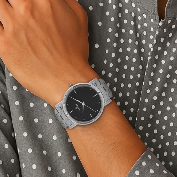 Titan  Black Dial Men's Watch