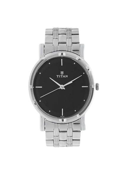 Titan  Black Dial Men's Watch