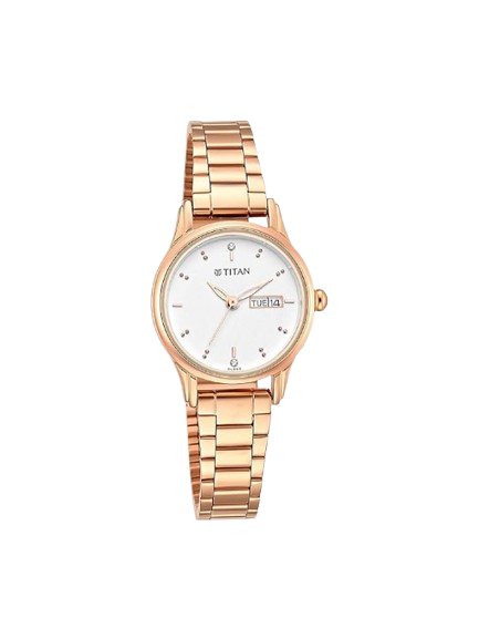Titan  Silver Dial Women's Watch