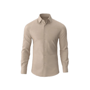 Men's Classic Fit Light Yellow Shirt